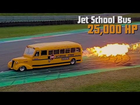 Jet School Bus | 25,000HP | Gerd Habermann | Assen