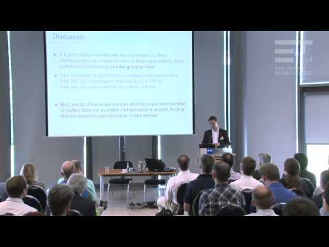 Entwicklertag 2014: Prof. Dr. Pretschner, Keynote - Fehlermodellbasiertes Testen