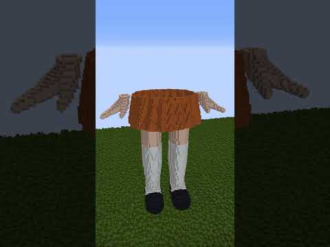 I BUILDED SQUID GAME DOLL IN MINECRAFT #squidgame #shorts #minecraft