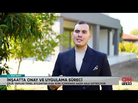 Alsancak Prefabrik & Çelik Yapı olarak CNN Türk – Özel Sektör programına konuk olduk! 