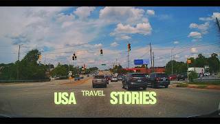 Evening Drive Through Greensboro NC 🌆 | Relaxing City Drive 4K