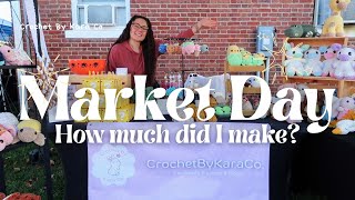 MARKET DAY 🌸 I MADE OVER $600 💸 EVERYTHING THAT SOLD 🌻
