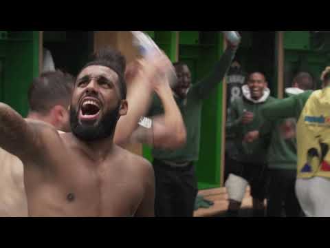 ASSE 2-0 Monaco: la joie dans le vestiaire