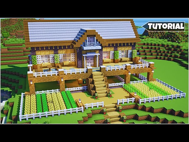 Survival Base | Wooden House(Free on Patreon)(+Tutorial) 🏠#21 Minecraft Map