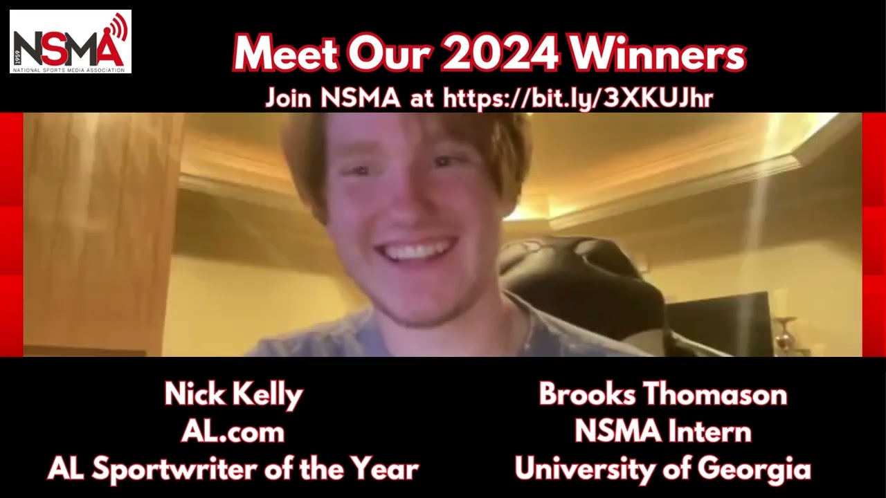2024 NSMA AL Sportswriter of the Year, Nick Kelly