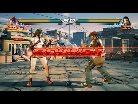 186_4 Tifa Josie vs Lei - Tekken 7 ( Uchiha x24 ) Online PC sin grafica