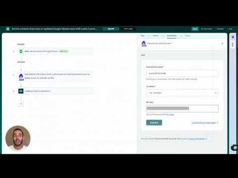 Auto-Create Enriched Salesforce Contacts: A Google Sheets Automation Workflow video thumbnail