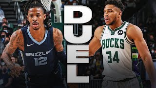 Giannis Antetokounmpo - Milwaukee Bucks - Ja Morant - Memphis Grizzlies