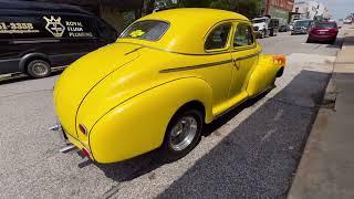 1946 Chevrolet Fleetmaster Sports Coupe Custom Idle, Walk Around & Driving