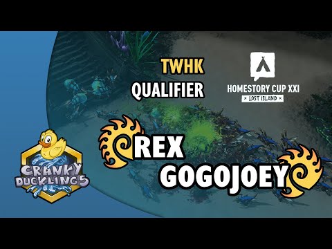 Rex vs GogojOey - ZvZ | HomeStory Cup XXI: TW/HK Qualifier | EPT StarCraft 2 Tournament
