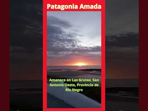 Amanecer en Las Grutas, San  Antonio Oeste, Provincia de Río Negro. #patagonia #viajar #lasgrutas