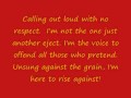 Sum 41 Underclass Hero with Lyrics