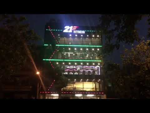 MADRIX @ 21 Fitness, Delhi. KIRTEE SIINGH | GYM LIGHTING | FACADE LIGHTING | MADRIX