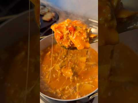 ✨E6 Fall soup series 🍂: Lasagna Soup ❤️🥣✨