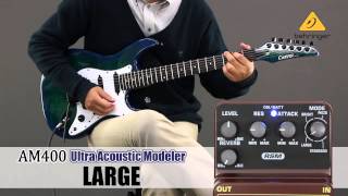 Video thumbnail for BEHRINGER  / ウルトラアコースティックモデラー AM400 by サウンドハウス