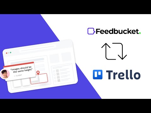 Video explaining how Feedbuckets visual feedback tool integrates with Trello