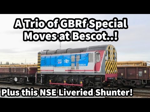 A TRIO of GBRf Special Moves - RHTT, Double-Headed Class 56's & Smart Weed System Shunting at Bescot