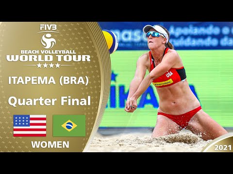 Cannon/Hughes vs. Rebecca/Talita - Women's Quarter Final | 4* Itapema 2021