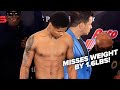 SHAKUR STEVENSON MISSES WEIGHT FOR CONCEICAO FIGHT OVER 1.6LBS! • STEVENSON VS CONCEICAO WEIGH IN