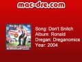 Mac Dre - Don't Snitch