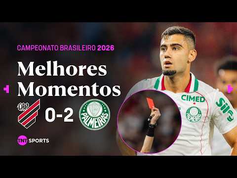 GOLAÇO DE FALTA E EXPULSÃO BIZARRA DO ANDREAS PEREIRA! ATHLETICO 0X2 PALMEIRAS – BRASILEIRÃO