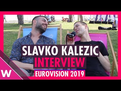 Slavko Kalezic "Moonlight Night" interview @ Eurovision 2019 in Tel Aviv