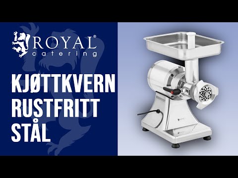 video - Kjøttkvern - 220 kg/t - Royal Catering - 735 W