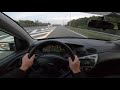2001 Ford Focus MK1 1 8 TDDi 90 Hp POV Test Drive Exhaust Sound And Acceleraction