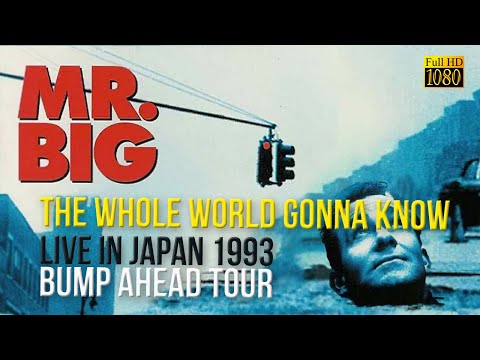 Mr Big   The whole world gonna know Live in Japan 1993   Bump Ahead Tour   FullHD   R Show Resize108