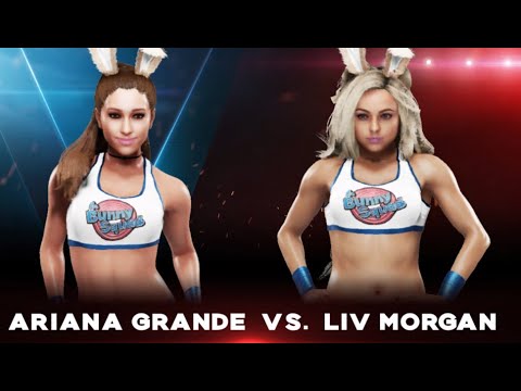 WWE 2K19 Ariana Grande vs Liv Morgan - Knockout Bunny Match