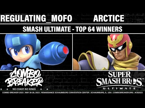 COMBO BREAKER 2023 TOP 64 WINNERS - Regulating_Mofo (Mega Man) vs Arctice (Falcon) - Smash Ultimate