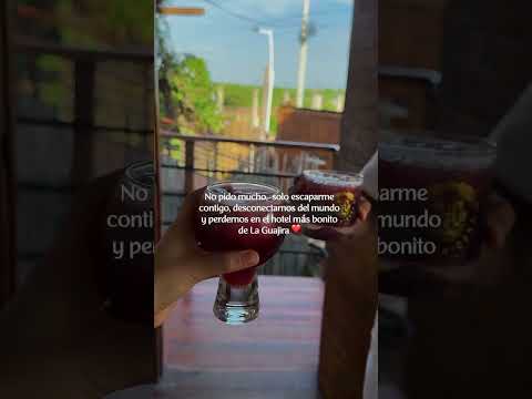 No pido mucho, solo quiero escaparme contigo a La Guajira, despertar frente al mar y compartir momen