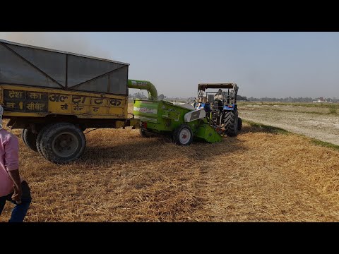 Reaper da New Vlog//kamm Jorra ta..#ninderratton#tractor#jaanmahal#jaggietv#combine#combineharvester