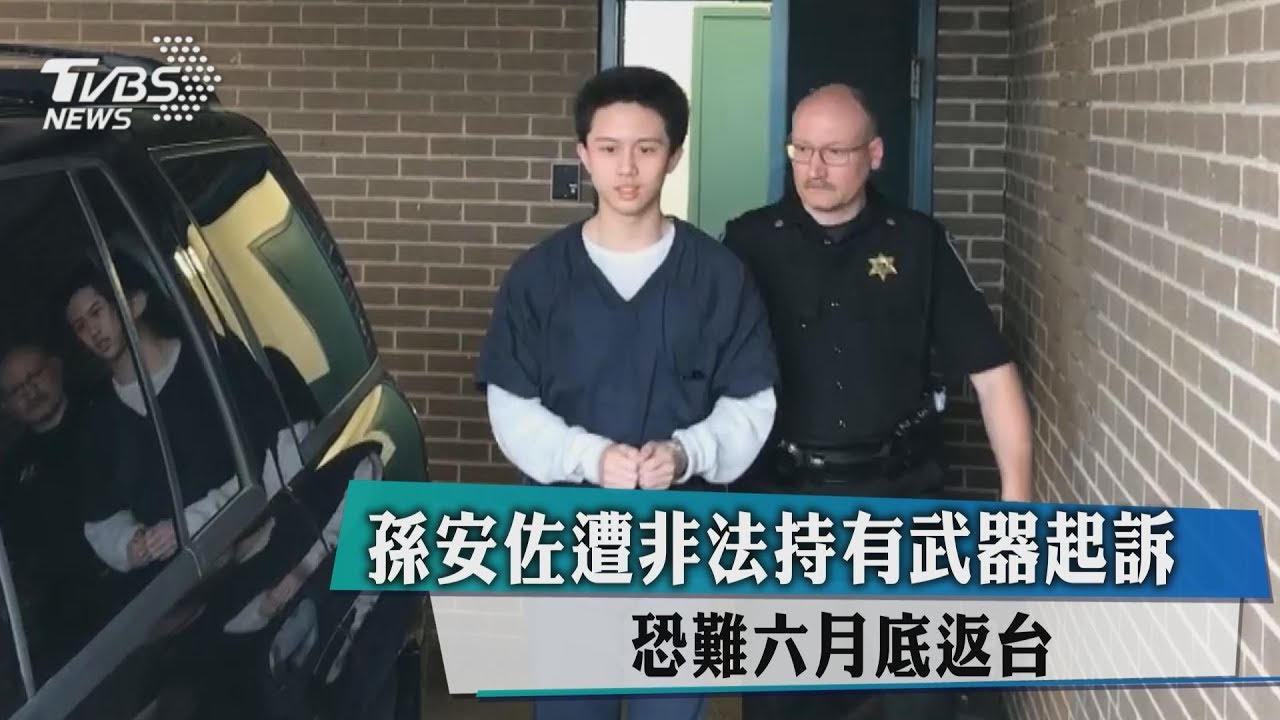 孫安佐遭非法持有武器起訴 恐難6月底返台