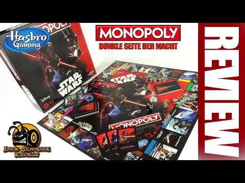 Hasbro Gaming | Star Wars MONOPOLY DUNKLE SEITE DER MACHT Review [German/Deutsch]