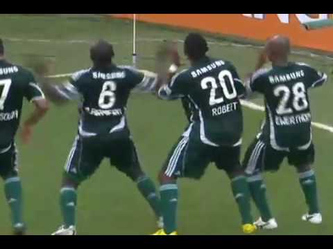 dança do palmeiras e santos com armeration