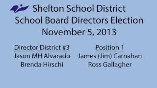 preview picture of video 'Shelton School Board Candidates Forum 2013'