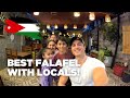 0.75$ Falafel in Aqaba, Jordan 🇯🇴 (with Locals)