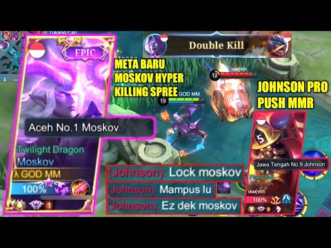 TOP 1 MOSKOV VS TOP GLOBAL JOHNSON !! EPIC COMEBACK IS REAL - MOBILE LEGENDS
