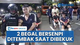 Detik-detik 2 Begal Bersenpi Ditembak Aparat saat Ditangkap usai 6 Kali Beraksi di Jaktim & Bekasi