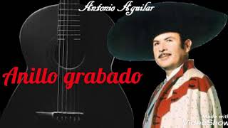 Anillo grabado (letra) Rich* - Antonio Aguilar