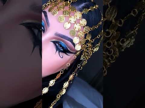 The Egyptian Queen #halloweencostume #halloweenmakeuplook #glammakeup #glammakeuptutorial