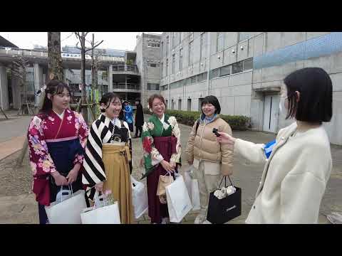 【学生広報スタッフ】卒業式でインタビュー！卒業生のリアルな声を聞いてみました