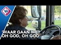90-jarige Fleur krijgt rijles in vrachtwagen - OMROEP WEST