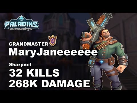 MaryJaneeeeee Viktor 32 KILLS 268K DAMAGE!! Paladins GM (TOP 1) Ranked Gameplay 1440p