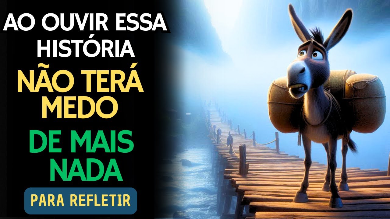 O Medo Paralisa – o BURRO e a PONTE - Reflexão, Superação, Fé