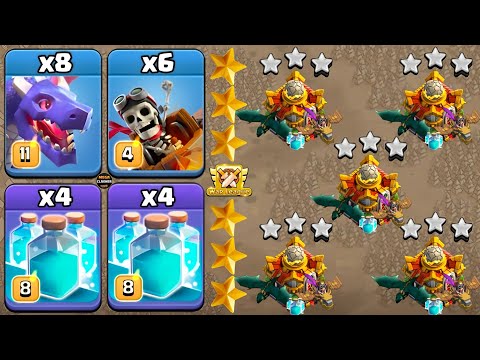 TH16 NEW ATTACK STRATEGY! Dragon With Clone Spell : CLASH OF CLANS #13