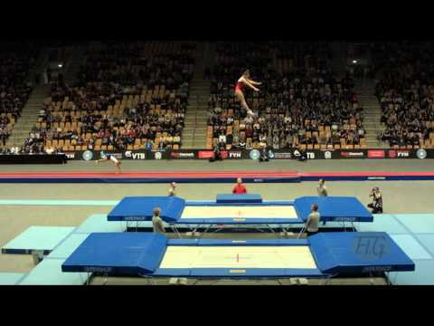 WALMOD Maila (DEN) - 2015 Trampoline Worlds - Qualification TR Routine 1