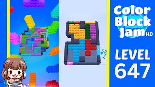 Soluzione del Livello 647 di Color Block Jam