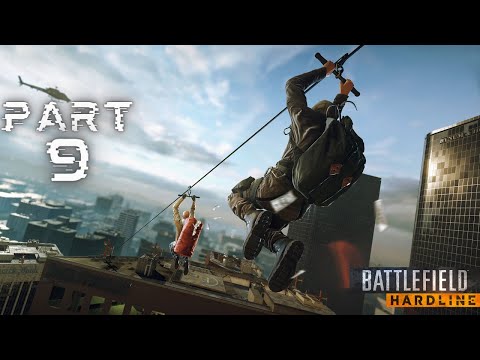 Battlefield Hardline Walkthrough Gameplay Part 9 - Out of Business - Campaign Mission 9 (PS4)